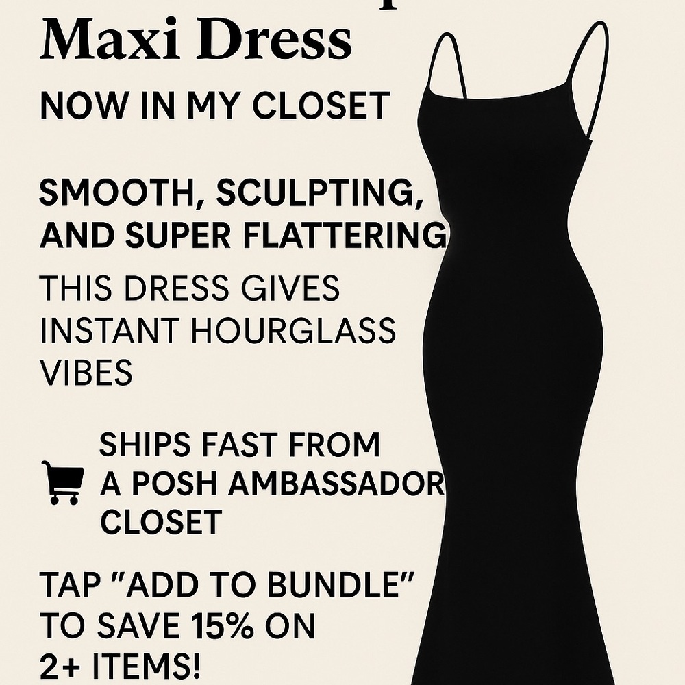 ✨ BUILT-IN SHAPEWEAR MAXI DRESS – HOURGLASS SCULPT ✨ - Picture 5 of 10